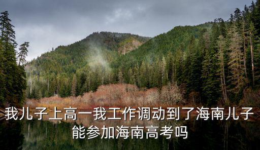 落戶海南子女高考政策，小孩從小學到高中都在海南讀書戶口遷入海南滿一年能參加高考嗎