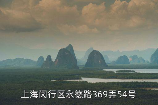 上海閔行區(qū)永德路369弄54號(hào)