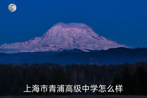 上海市青浦高級(jí)中學(xué)怎么樣