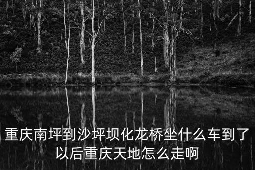 重慶南坪到沙坪壩化龍橋坐什么車到了以后重慶天地怎么走啊