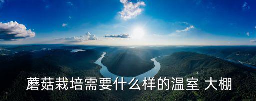  蘑菇栽培需要什么樣的溫室 大棚