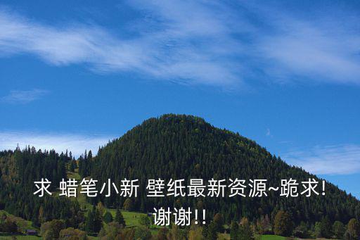 求 蠟筆小新 壁紙最新資源~跪求!謝謝!!