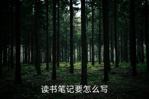 讀書筆記要怎么寫