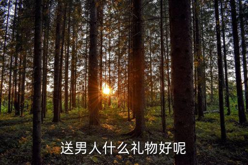 送男人什么禮物好呢