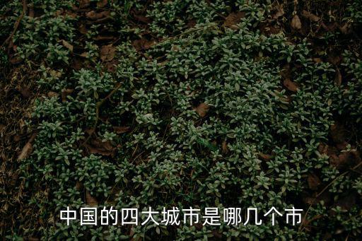 中國的四大城市是哪幾個市