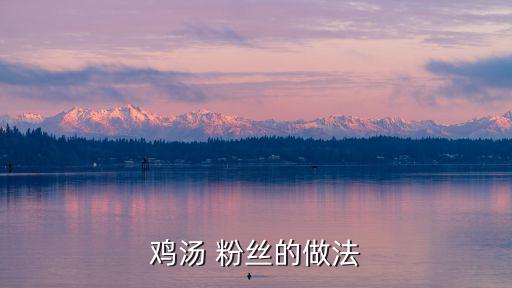 雞湯 粉絲的做法