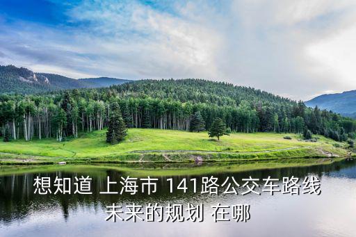 想知道 上海市 141路公交車路線未來的規劃 在哪