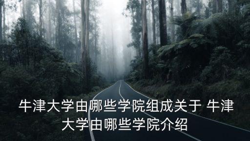  牛津大學由哪些學院組成關于 牛津大學由哪些學院介紹