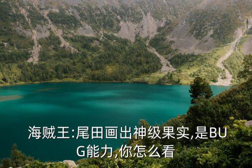  海賊王:尾田畫出神級(jí)果實(shí),是BUG能力,你怎么看