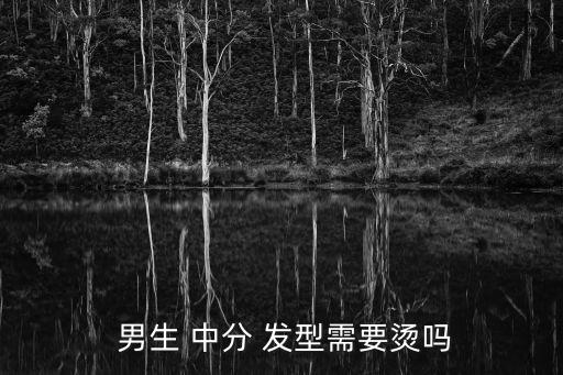  男生 中分 發型需要燙嗎