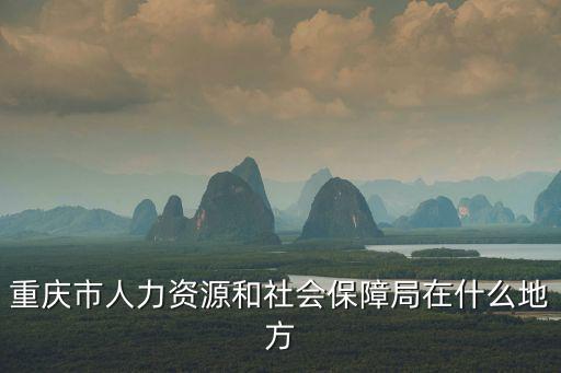 重慶市人力資源和社會保障局在什么地方