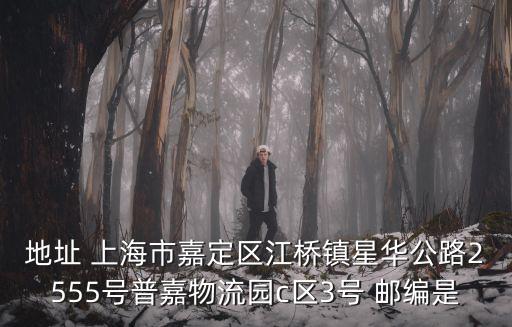 上海市嘉定區星華幼兒園園長，地址 上海市嘉定區江橋鎮星華公路2555號普嘉物流園c區3號 郵編是
