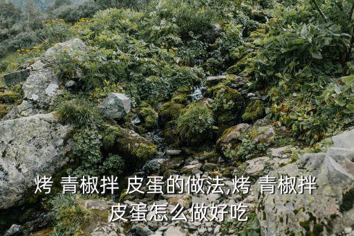 烤 青椒拌 皮蛋的做法,烤 青椒拌 皮蛋怎么做好吃
