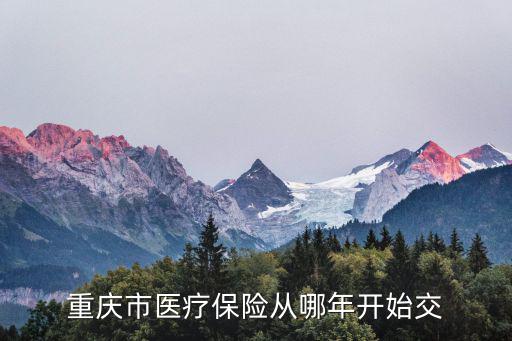 重慶市醫(yī)療保險(xiǎn)從哪年開始交