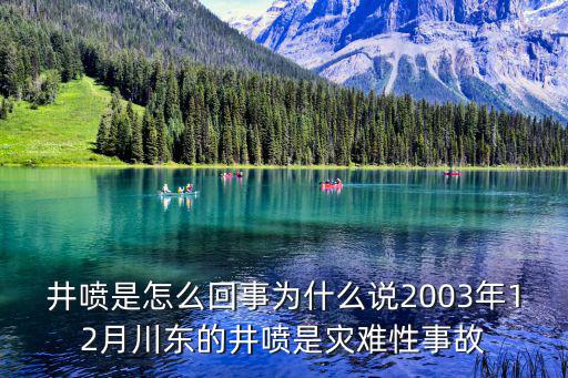 井噴事故，誰的牛皮在吹還原1223開縣特大井噴事故真相