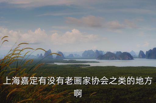 上海嘉定有沒有老畫家協(xié)會(huì)之類的地方啊