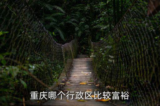重慶哪個行政區比較富裕