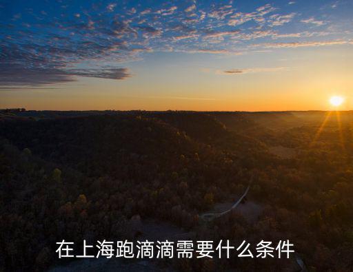 上海市專車有什么要求，在上海跑滴滴需要什么條件