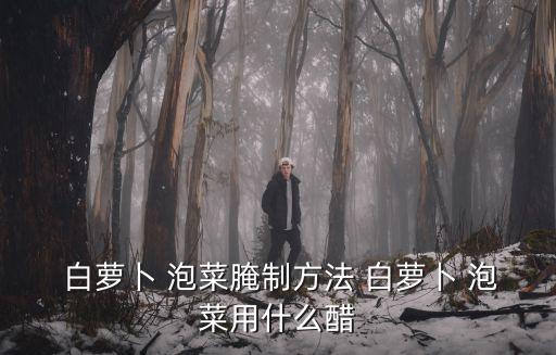  白蘿卜 泡菜腌制方法 白蘿卜 泡菜用什么醋