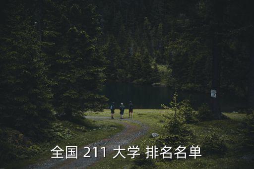 211大學排名,全國211大學排名出爐北大南大包辦前二名