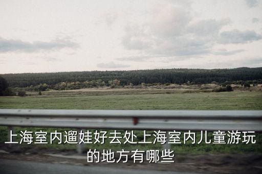 上海室內遛娃好去處上海室內兒童游玩的地方有哪些