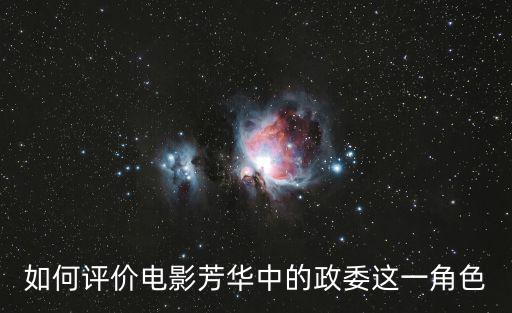 如何評價電影芳華中的政委這一角色