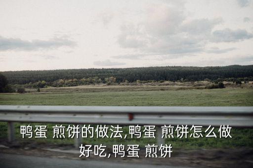 鴨蛋 煎餅的做法,鴨蛋 煎餅怎么做好吃,鴨蛋 煎餅