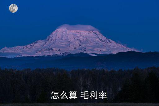 怎么算 毛利率