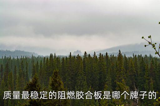質量最穩定的阻燃膠合板是哪個牌子的