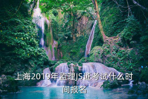 上海市js證2019年考嗎，上海js證什么時候考試