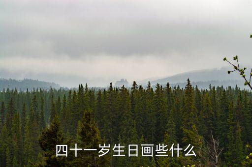 四十一歲生日畫些什么