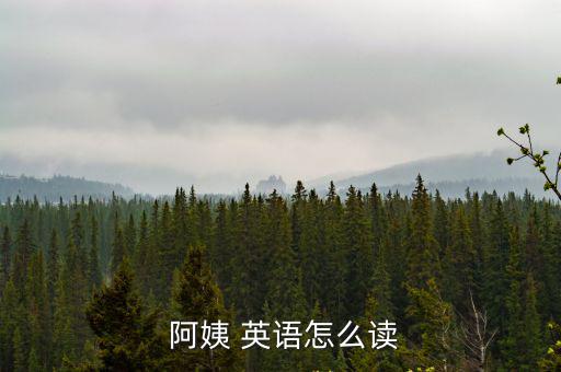 阿姨的英語怎么讀,英美口譯:n.阿姨和阿姨；姨媽是阿姨