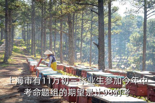 上海市有11萬初三畢業(yè)生參加今年中考命題組的期望是讓98的考