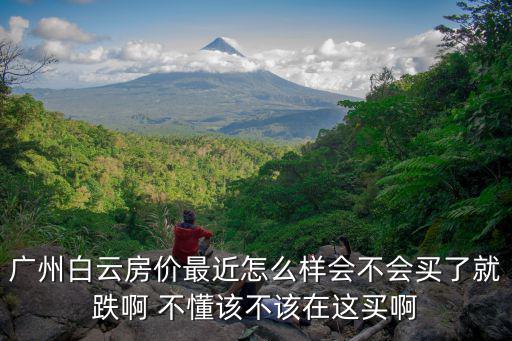 廣州白云房價最近怎么樣會不會買了就跌啊 不懂該不該在這買啊