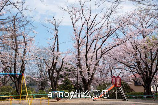 annoy什么意思