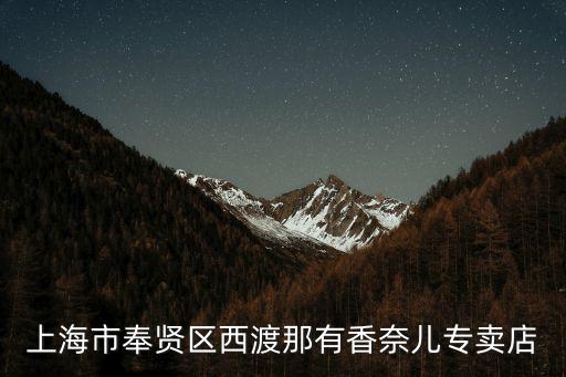 上海市奉賢區西渡那有香奈兒專賣店