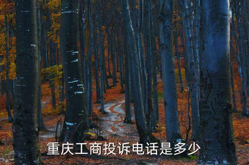 重慶工商投訴電話是多少