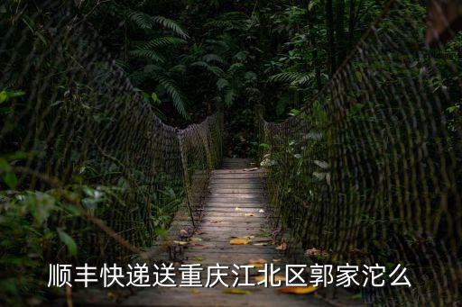 順豐快遞送重慶江北區郭家沱么