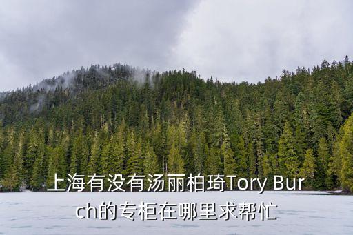 上海有沒有湯麗柏琦Tory Burch的專柜在哪里求幫忙