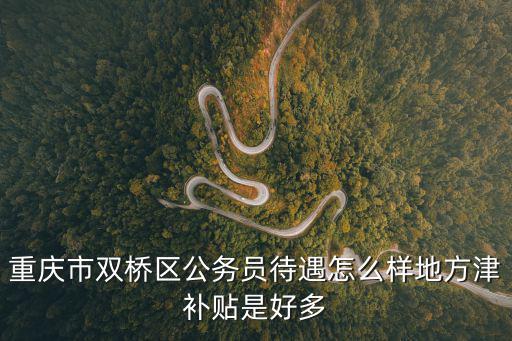 重慶市雙橋區公務員待遇怎么樣地方津補貼是好多