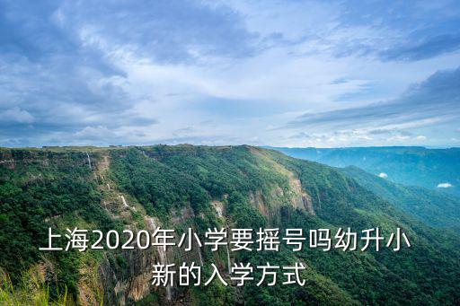 上海2020年小學要搖號嗎幼升小 新的入學方式