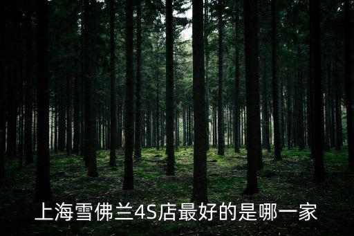 上海雪佛蘭4S店最好的是哪一家