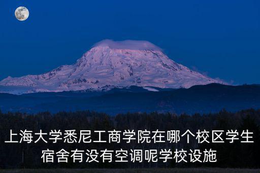 上海大學(xué)悉尼工商學(xué)院在哪個校區(qū)學(xué)生宿舍有沒有空調(diào)呢學(xué)校設(shè)施