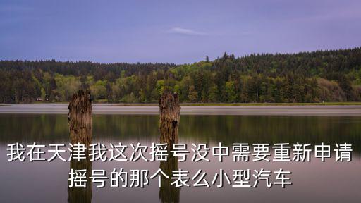 天津市讀初中沒搖到號怎么辦，我搖不到號可我又急著買車怎么辦天津