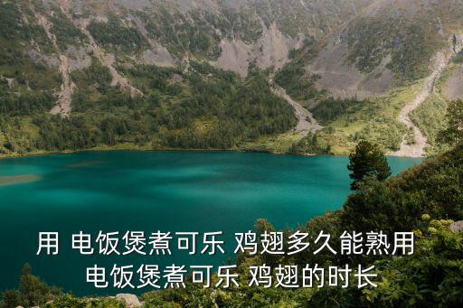 用 電飯煲煮可樂 雞翅多久能熟用 電飯煲煮可樂 雞翅的時長
