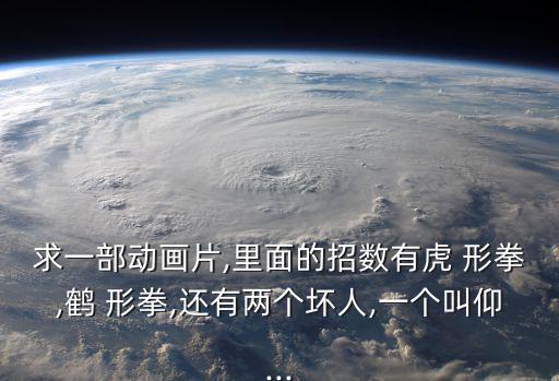 鶴形拳,國產動畫片《少林傳奇》講述了武術修煉故事