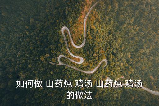 如何做 山藥燉 雞湯 山藥燉 雞湯的做法