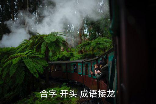 合字 開頭 成語接龍