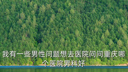 重慶市男科問(wèn)v，我有一些男性問(wèn)題想去醫(yī)院?jiǎn)枂?wèn)重慶哪個(gè)醫(yī)院男科好