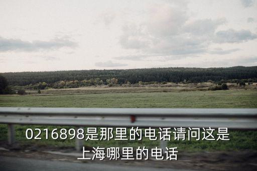 0216898是那里的電話請問這是上海哪里的電話